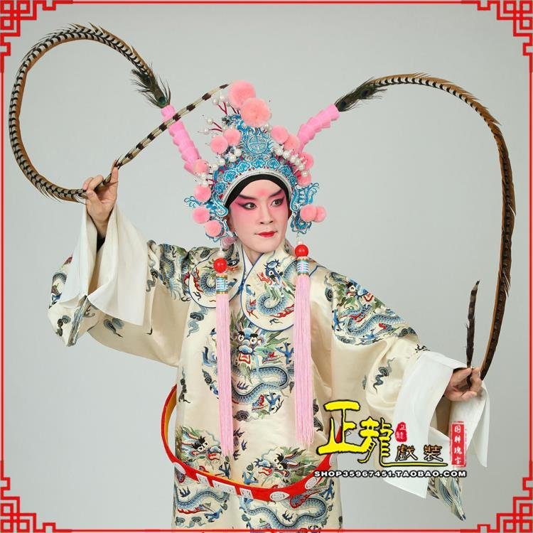 南谯京剧戏曲道具用品舞台演出精品羽毛雉鸡毛 翎子