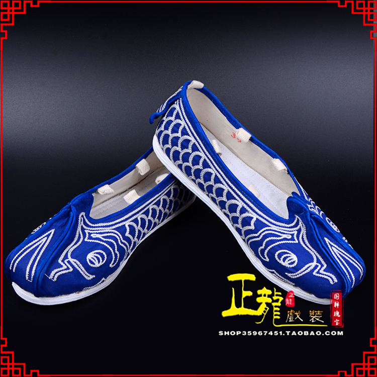 南谯戏鞋舞台演出鞋水路英雄三义斋布底鱼鳞洒