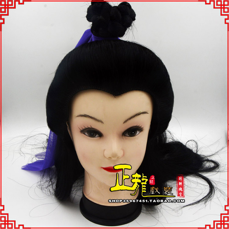 南谯小生头套董永头套古装假发青年头套