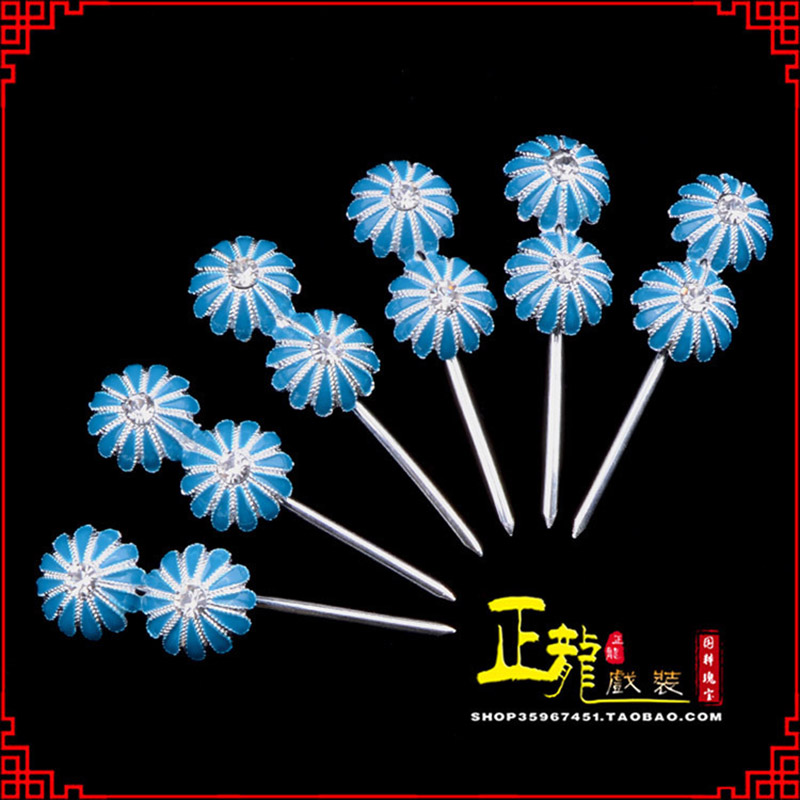 南谯头面泡子旦角化妆头饰 仿点绸泡子