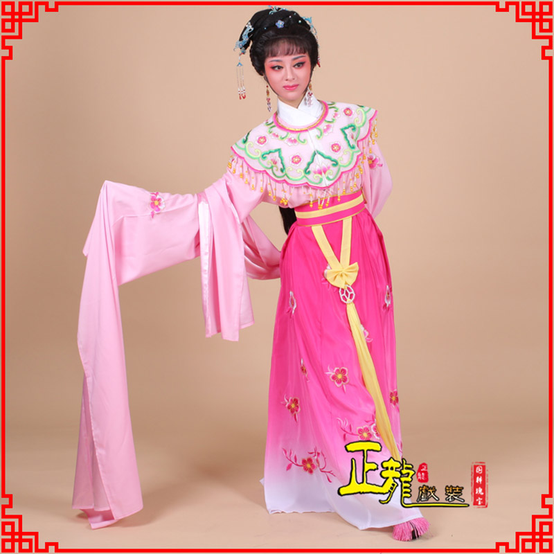 南谯水袖青衣练功花旦服 梅花古装衣