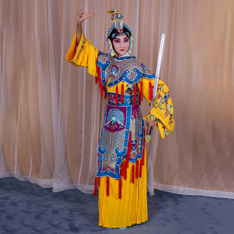 南谯霸王别姬虞姬服 软绉别姬服